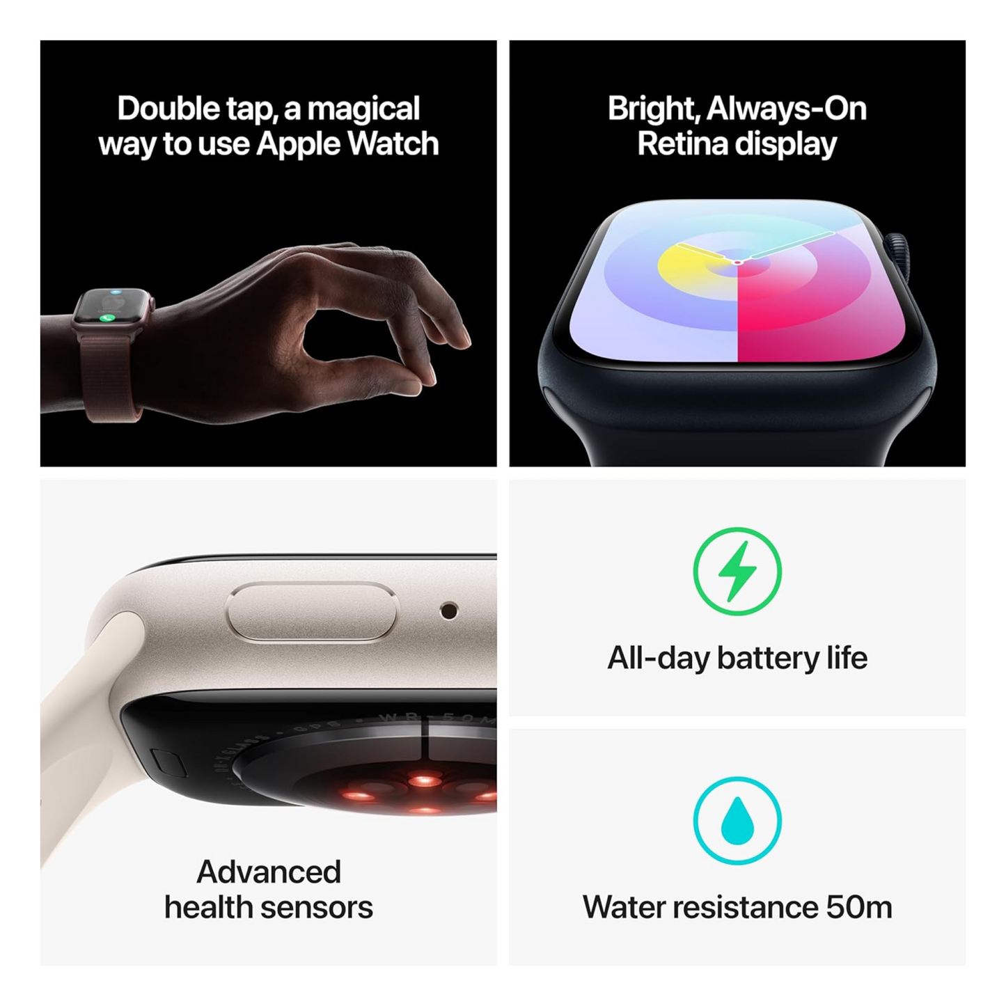 SERIES 9 SMART WATCH WITH APPLE LOGO