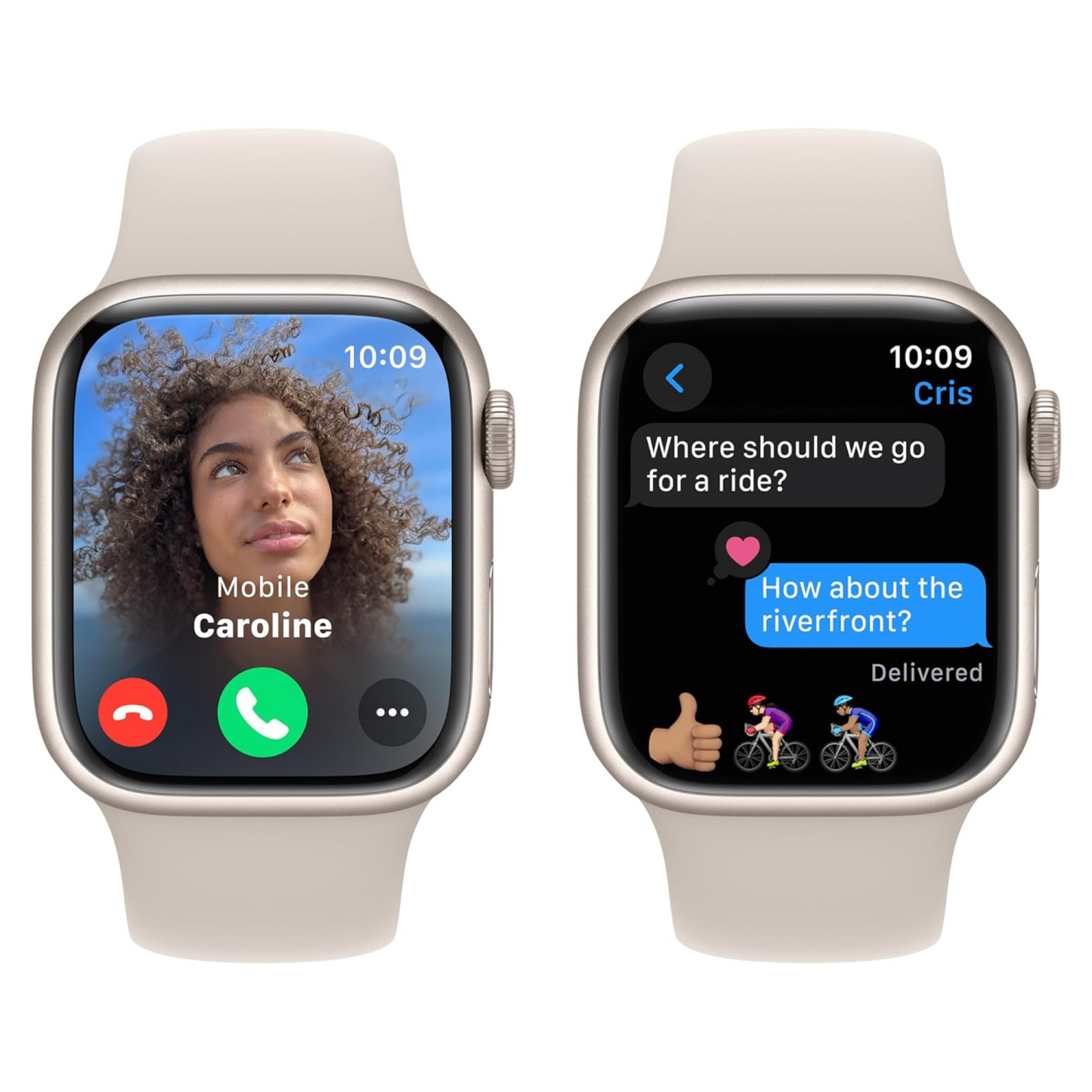 SERIES 9 SMART WATCH WITH APPLE LOGO