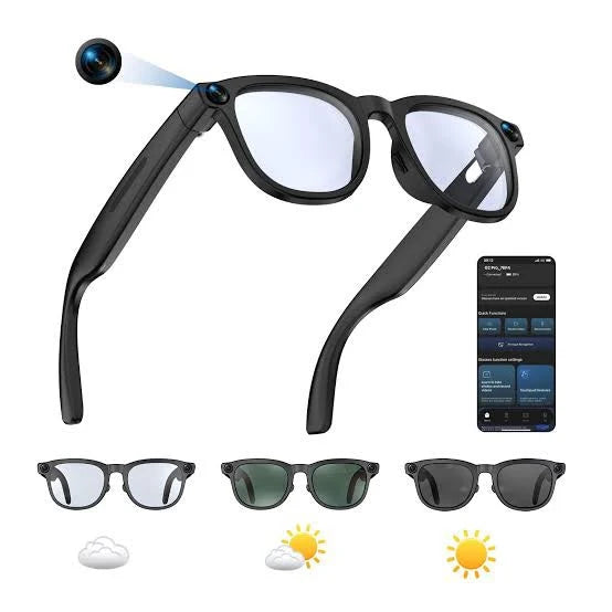 AI Smart Camera sunglasses combine fashionable UV-protective frames