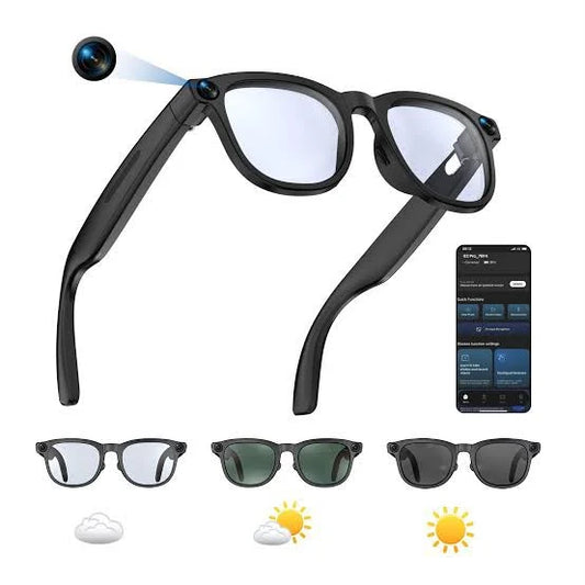 AI Smart Camera sunglasses combine fashionable UV-protective frames