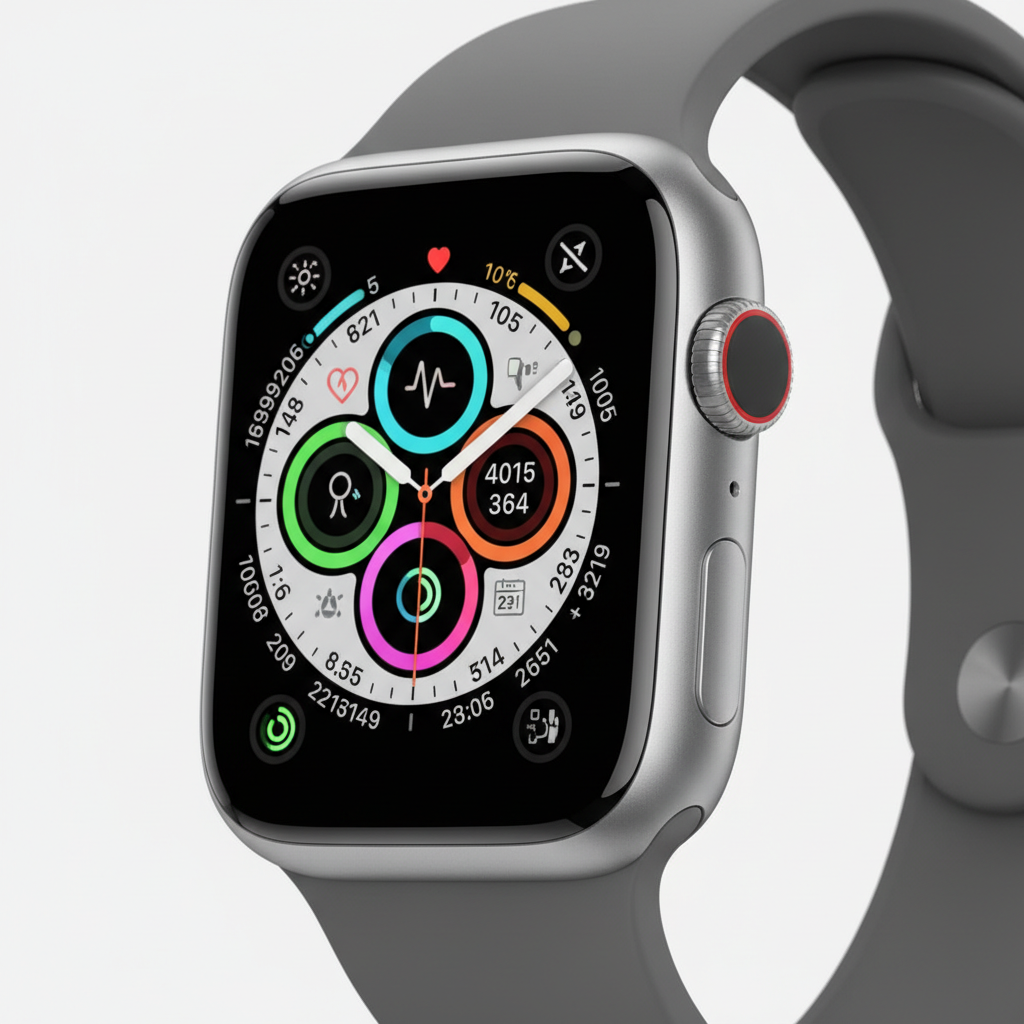 SERIES 9 SMART WATCH WITH APPLE LOGO